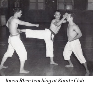 Jhoon Rhee teaching karate club