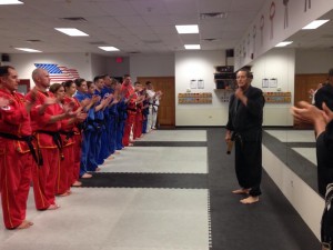 Martial Arts Master teaching Seminar