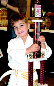 Young Thomas with TrophyFix
