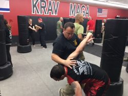 training at Krav Maga headquarters in Arkansas