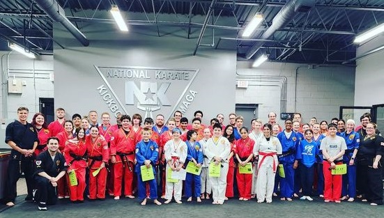National Karate in IL staff and students