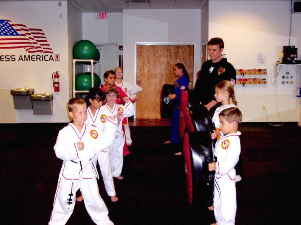 first students at South Elgin National Karate School