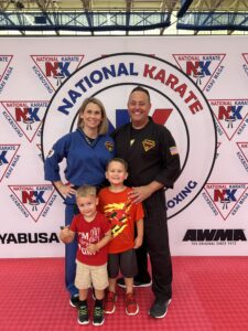 Master Mazzola, an instructor at National Karate School in IL